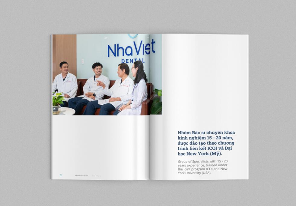 Nha Viet 牙科牙齒醫療診所品牌全案策劃設計-畫冊