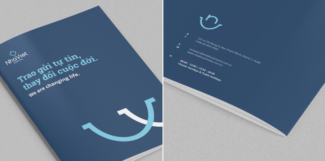 Nha Viet 牙科牙齒醫療診所品牌全案策劃設計-logo/vi/畫冊/