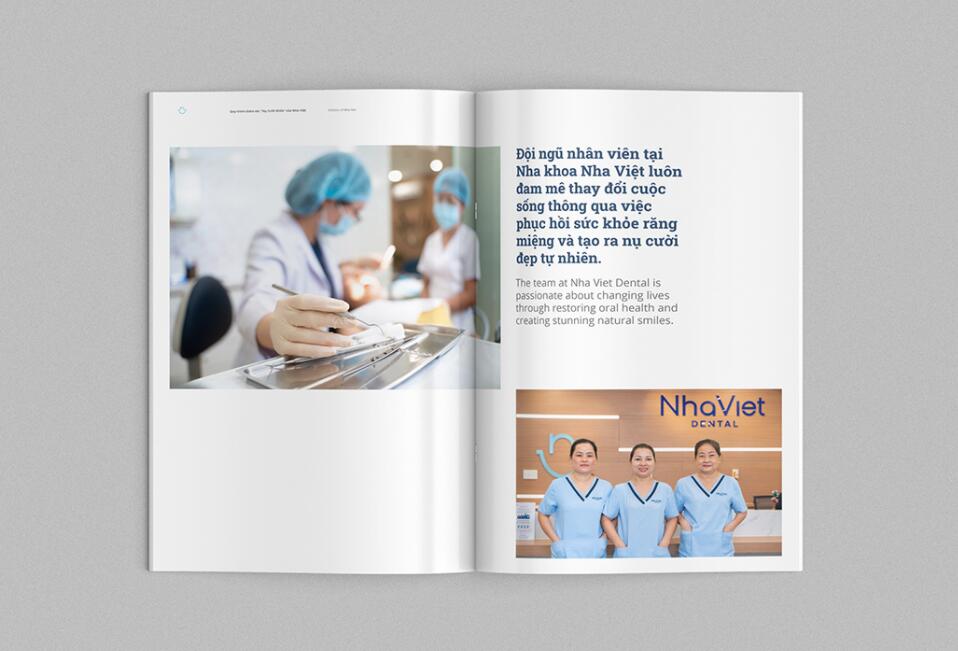 Nha Viet 牙科牙齒醫療診所品牌全案策劃設計-畫冊