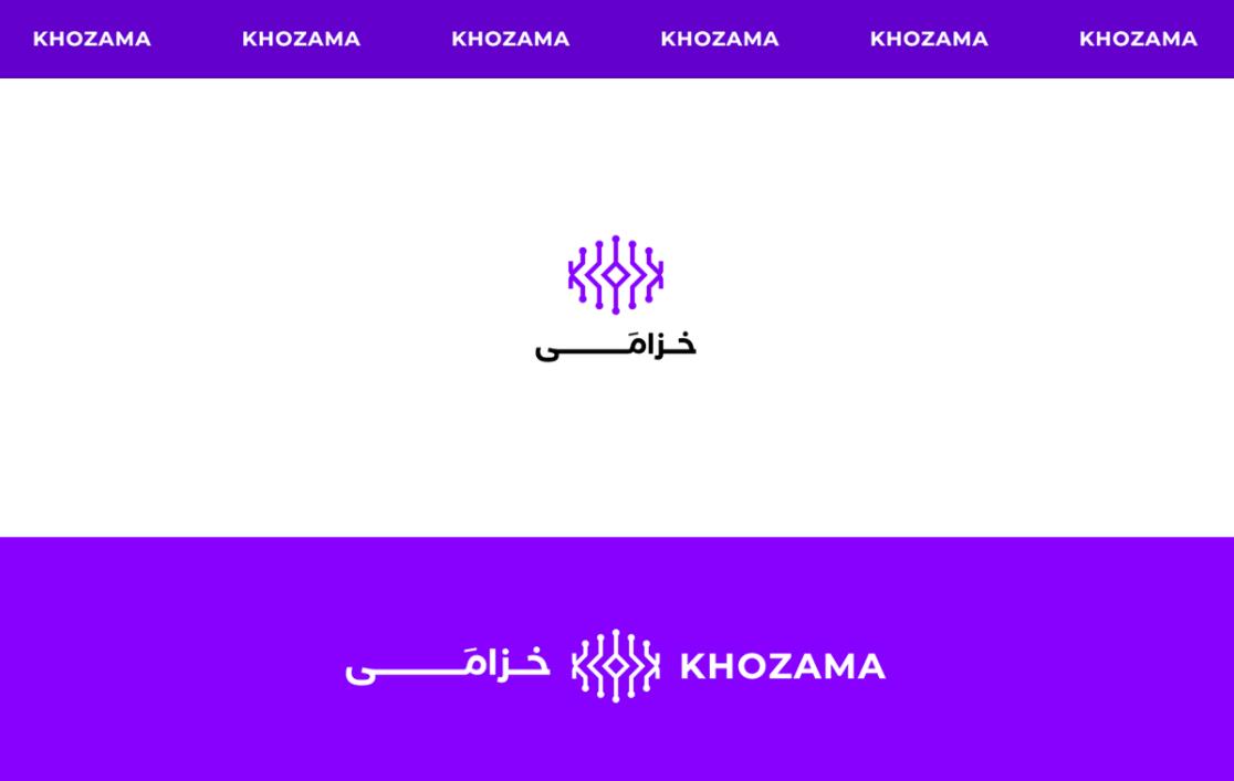 Khozama數(shù)碼科技電子產(chǎn)品在線(xiàn)商店品牌logo設(shè)計(jì)vi設(shè)計(jì)，“字母k+電路”圖案