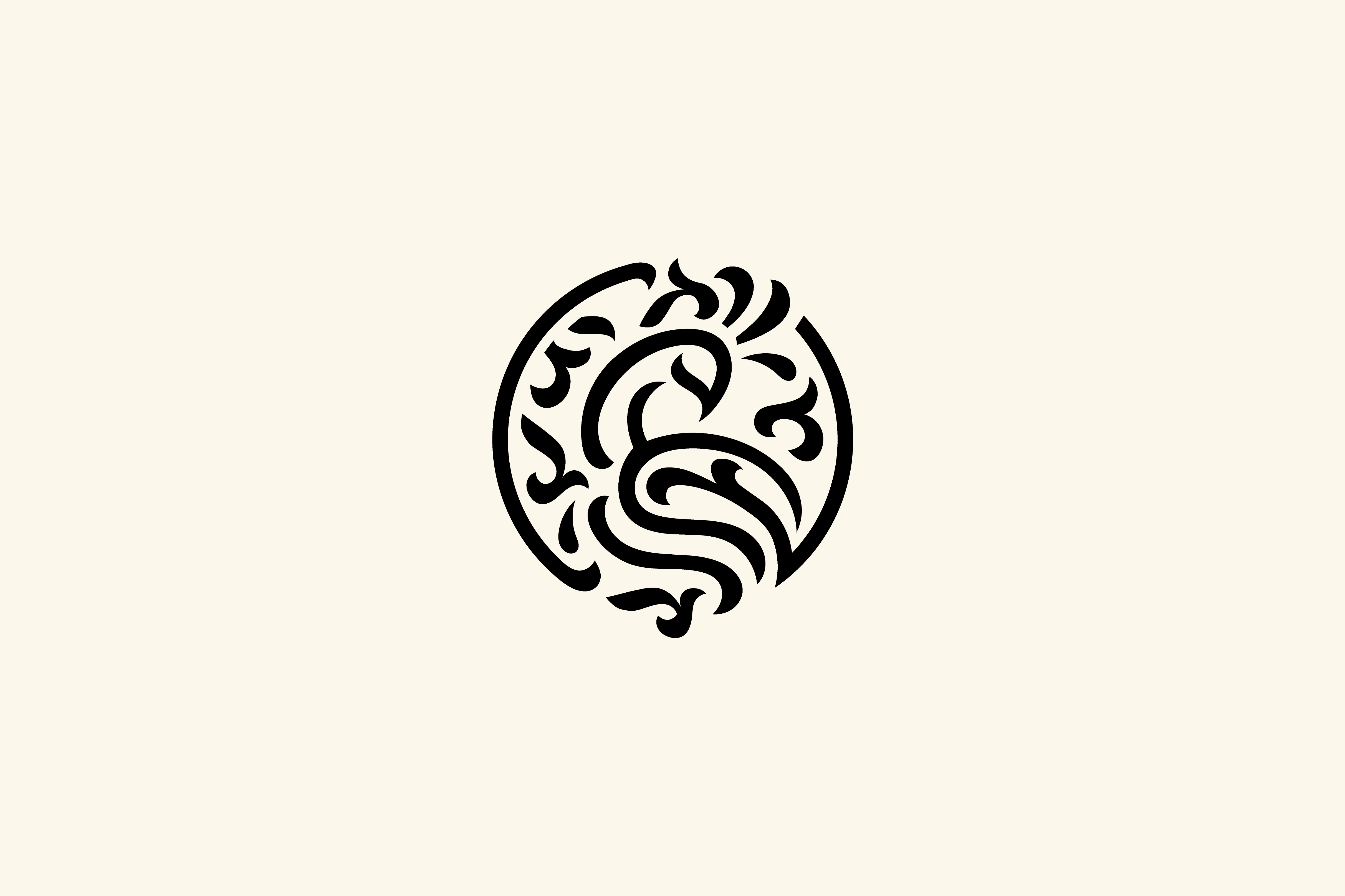 Maii時裝服飾logo設計vi設計“孔雀”線條藝術插畫