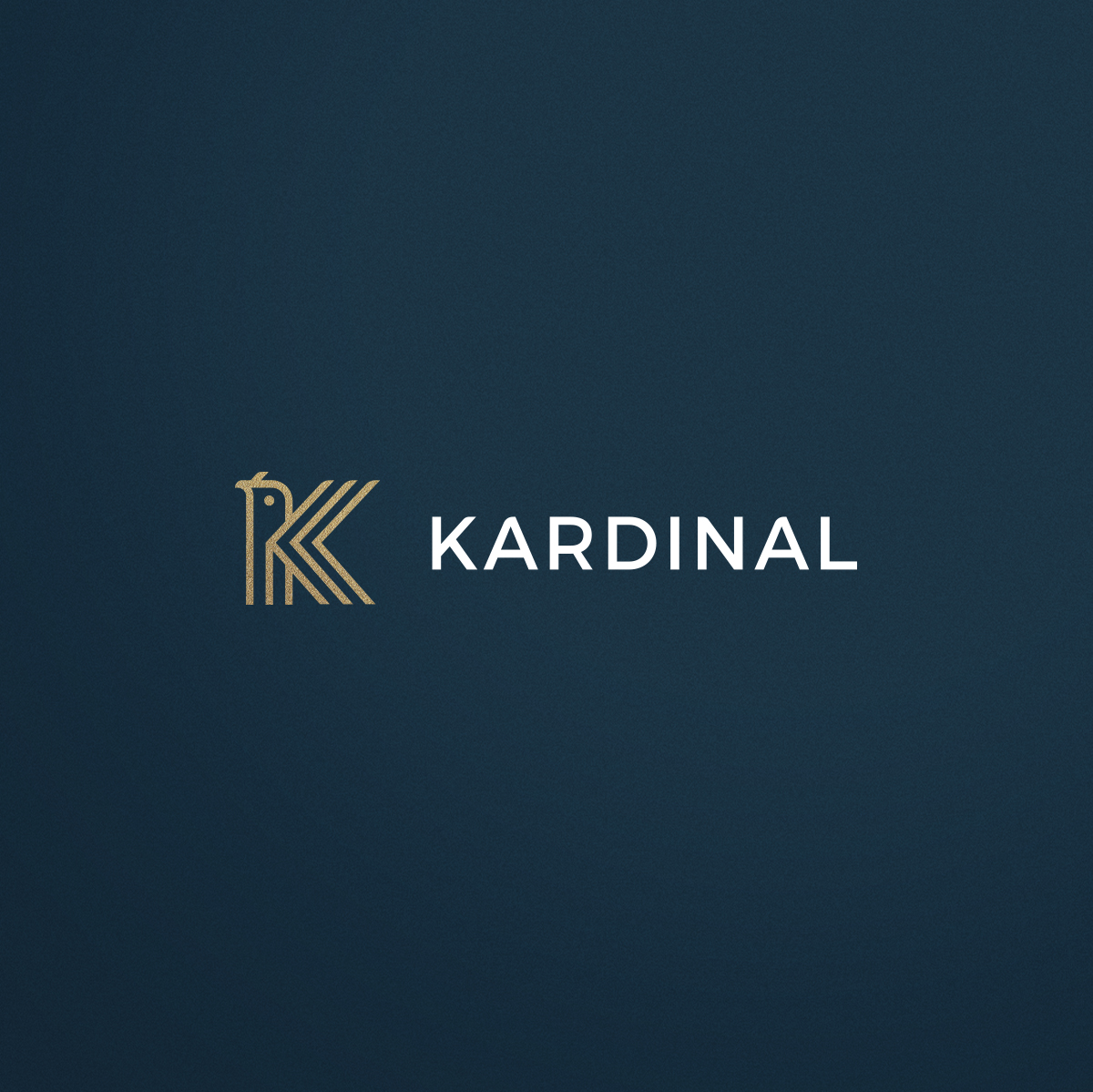 Kardina 家族理財（財務顧問公司）金融logo設計vi設計，鳥+首字母K+方向箭頭