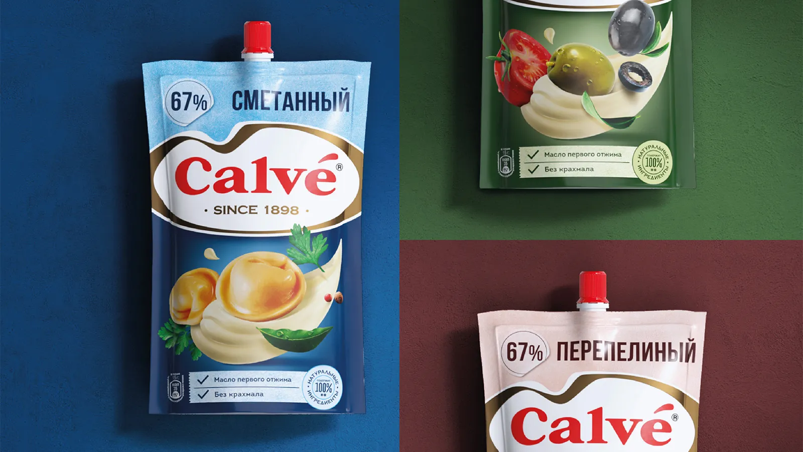 Calvé 袋裝蛋黃醬醬汁調(diào)味料花生醬調(diào)味品包裝設(shè)計(jì),突出品牌logo Calvé 袋裝蛋黃醬醬汁調(diào)味料花生醬調(diào)味品包裝設(shè)計(jì),突出品牌logo