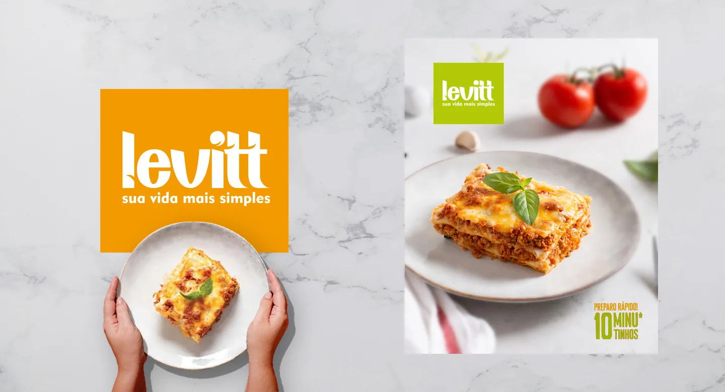 Levitt預(yù)制菜方便即食菜冷凍食品包裝設(shè)計(jì)，快速方便休閑風(fēng)格