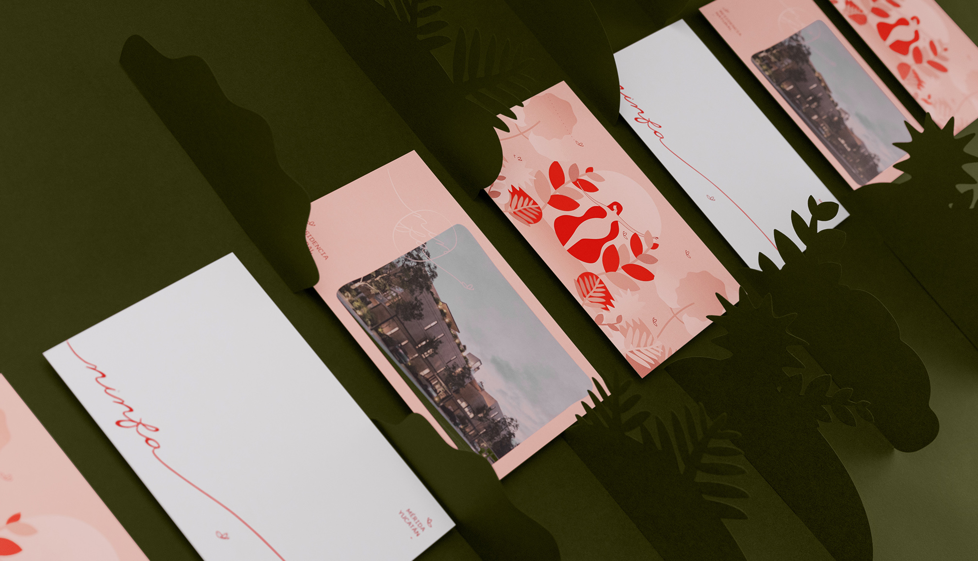 Ninfa 生活社區logo設計品牌形象設計，一個放松身心享受寧靜生活的地方