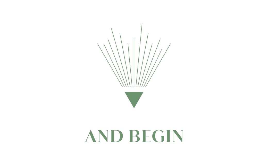 and Begin”中年女性護膚品品牌logo設計包裝設計“棱鏡光線”