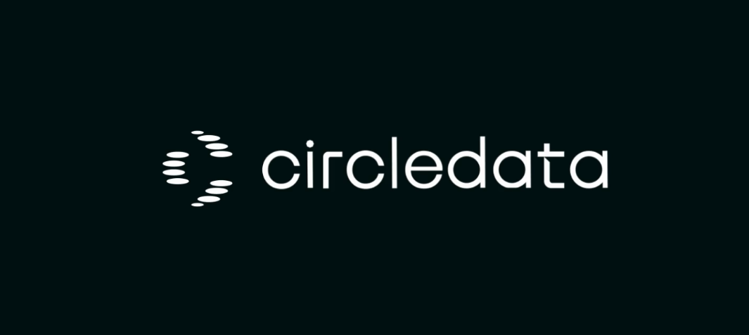 Circledata 數據分析公司logo設計品牌視覺形象vi設計。抽象橢圓形元素