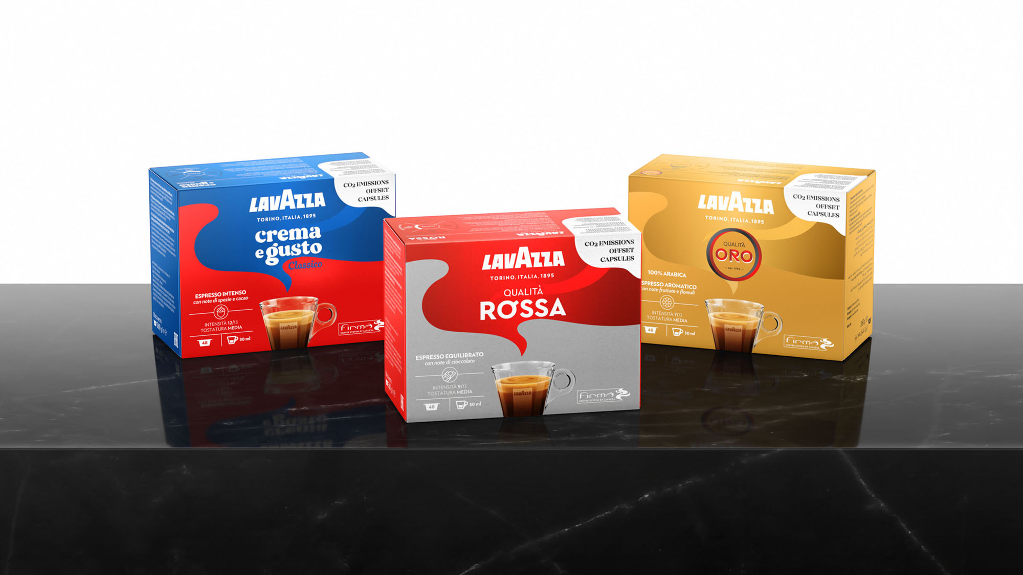 Lavazza Blue 膠囊咖啡包裝設(shè)計(jì)