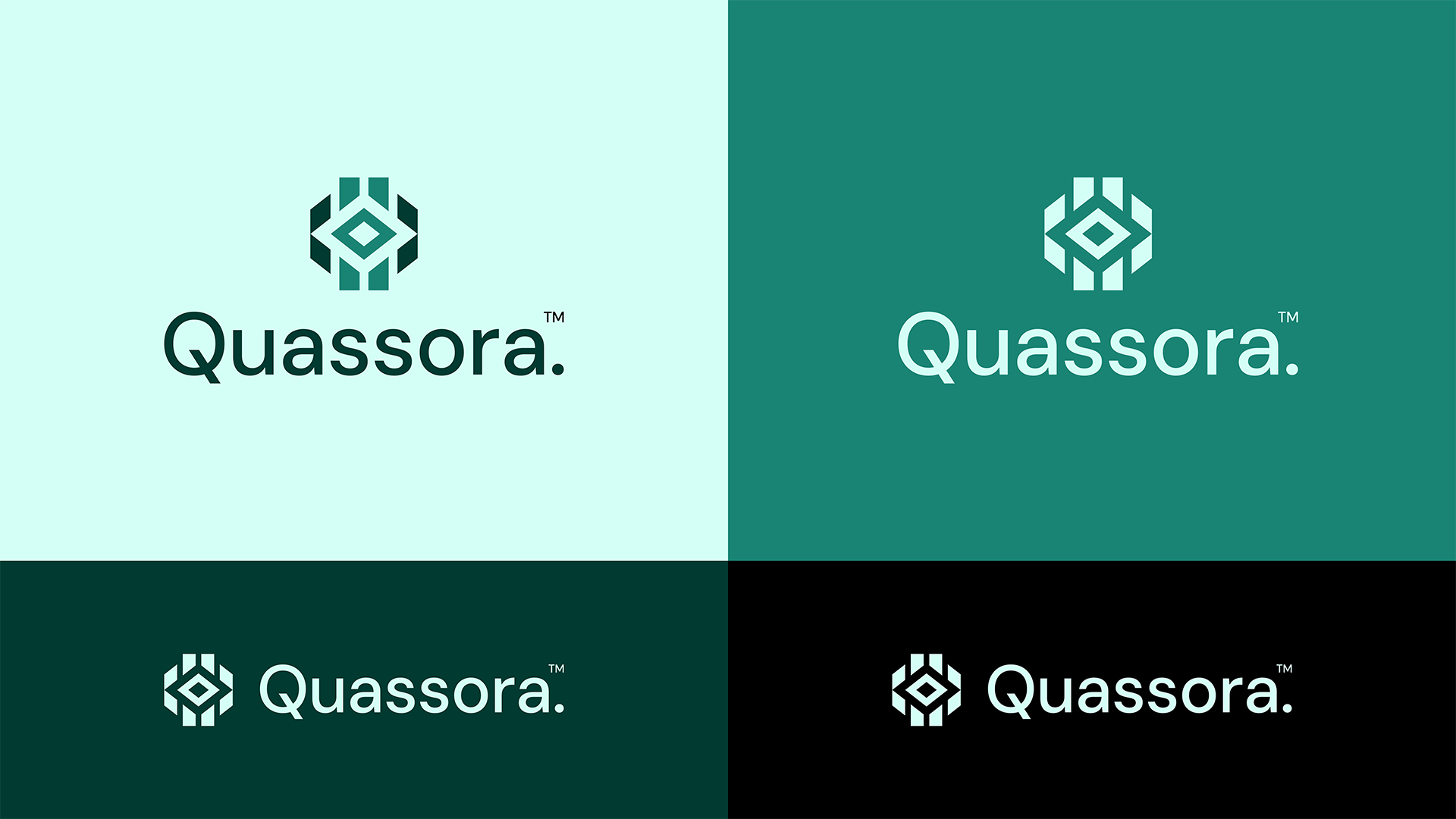 Quassora IT科技初創(chuàng)公司logo設(shè)計(jì)視覺識(shí)別vi設(shè)計(jì),芯片與編碼元素 Quassora IT科技初創(chuàng)公司logo設(shè)計(jì)視覺識(shí)別vi設(shè)計(jì),芯片與編碼元素
