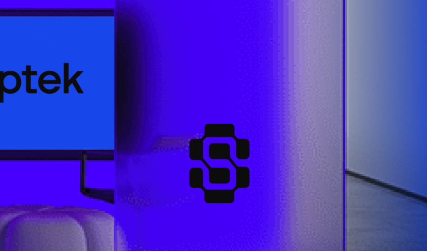 Snaptek 人工智能尖端科技品牌S字母logo設計vi設計，藍色科技風