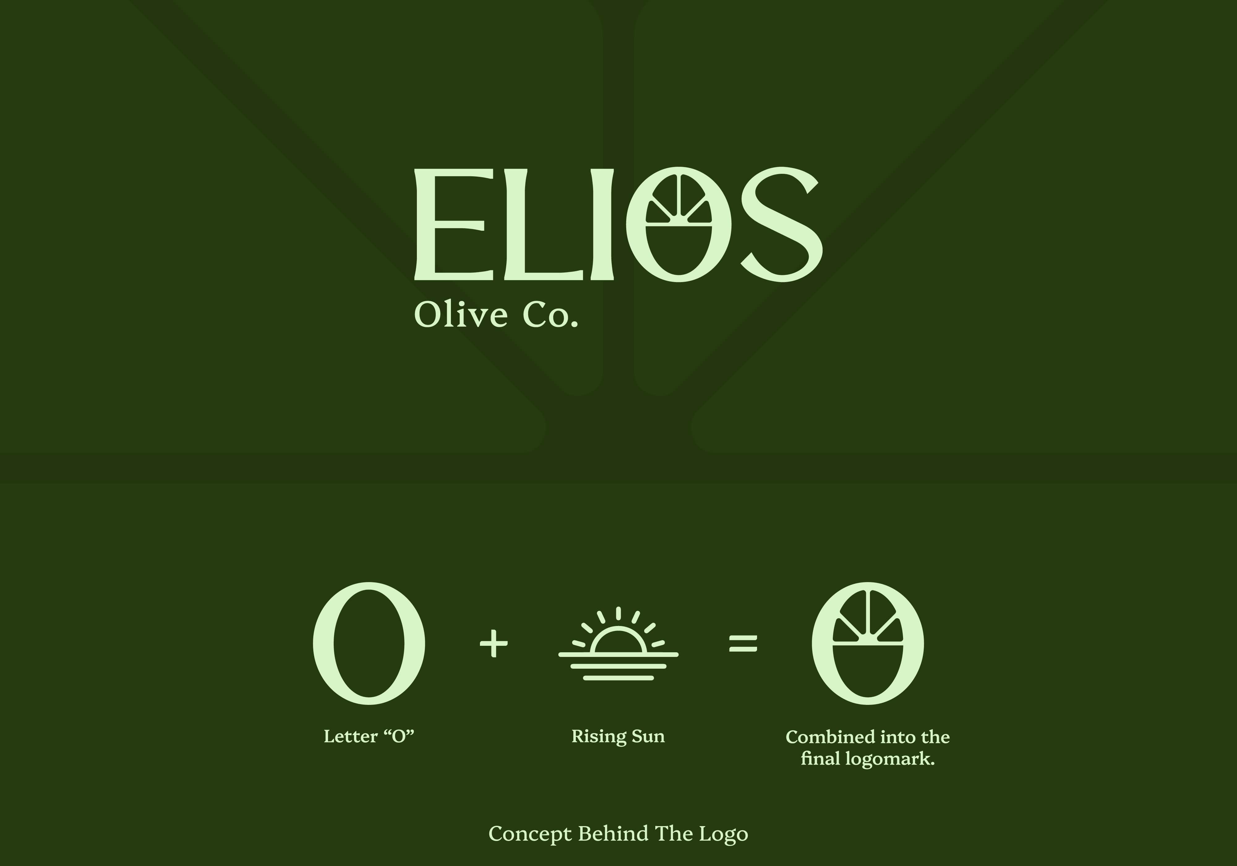 Elios代表文化和傳統橄欖油品牌logo設計包裝設計，自然清新風格
