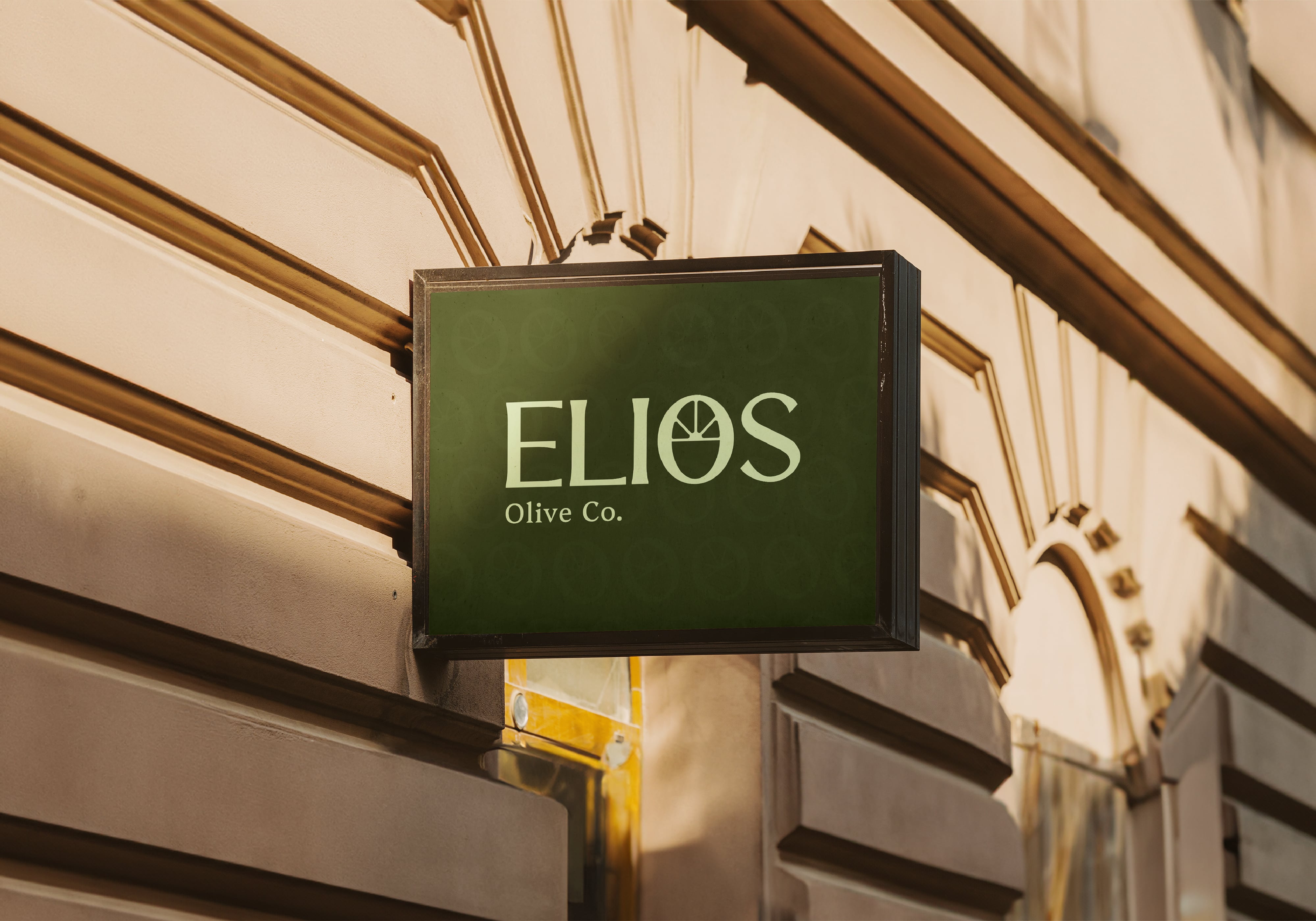 Elios代表文化和傳統橄欖油品牌logo設計包裝設計，自然清新風格