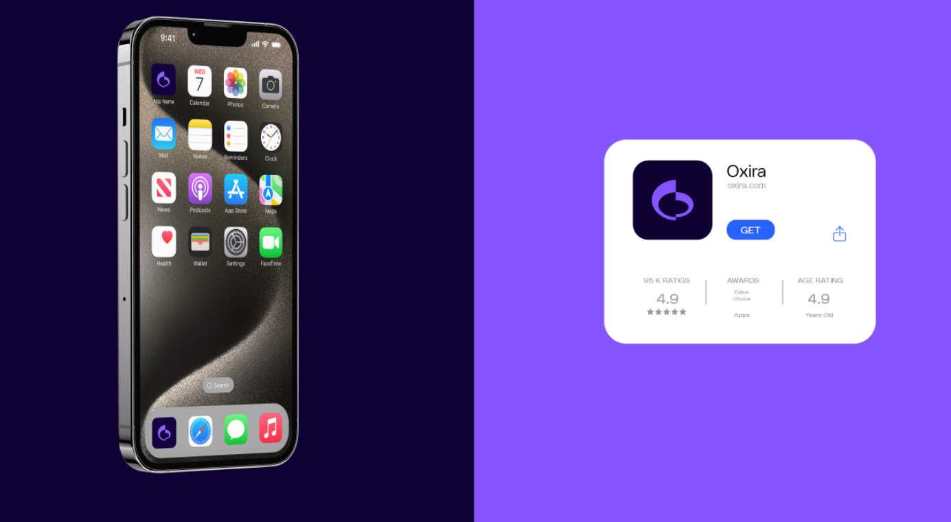 Oxira 人工智能未來科技品牌logo設計vi設計，現代極簡主義與科技前沿美學