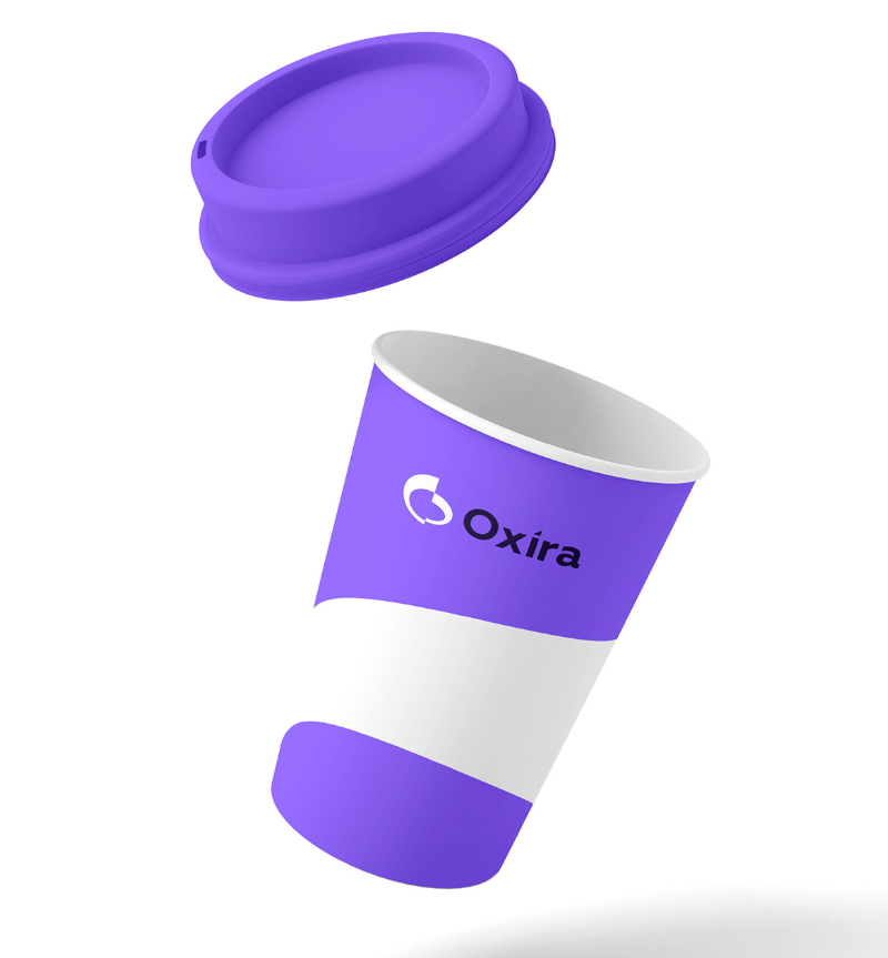 Oxira 人工智能未來科技品牌logo設計vi設計，現代極簡主義與科技前沿美學