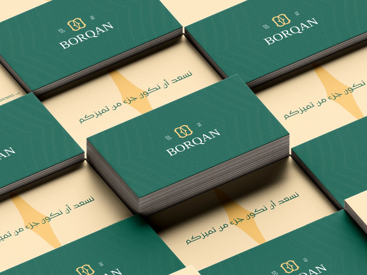 Borqan珠寶品牌logo形象設計,兩個字母B合并負空間星形