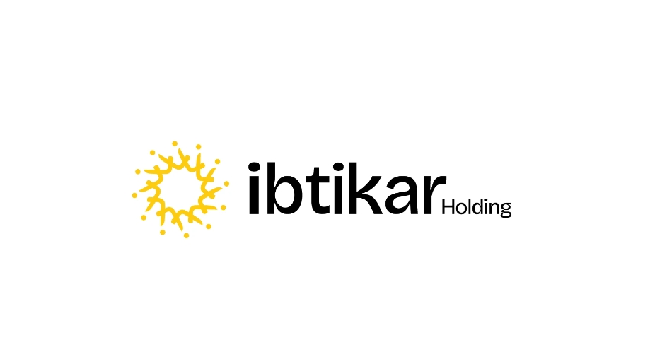 Ibtikar 投資控股公司logo設計企業形象vi設計類似旋轉太陽構圖