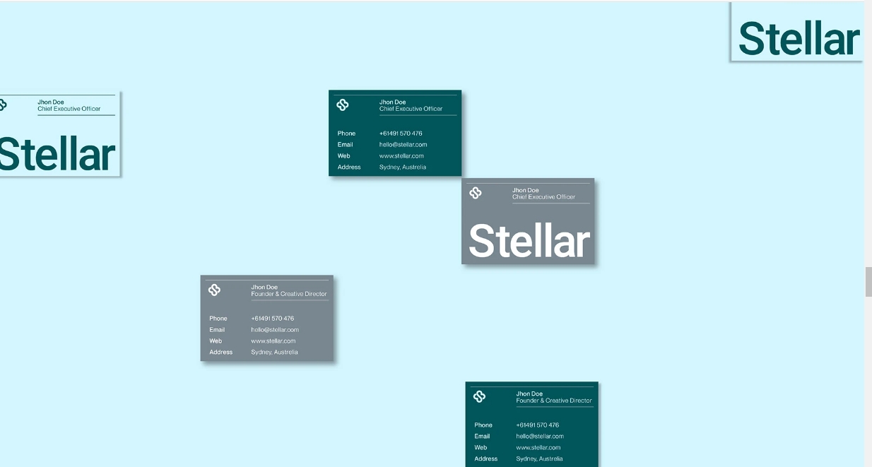 Stellar 醫(yī)院logo設計vi設計，融合多個醫(yī)療元素-上海logo設計公司