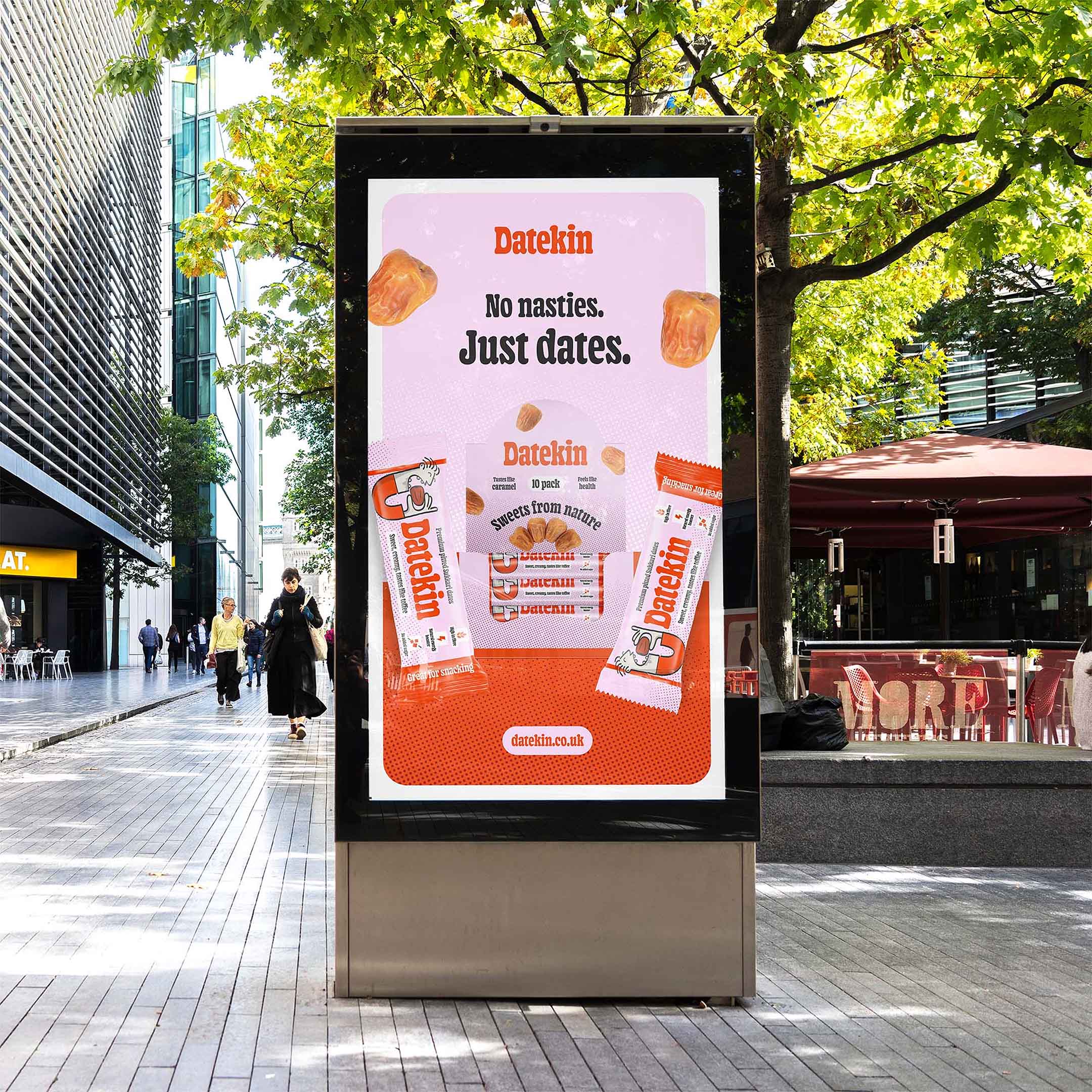 英國零食品牌Datekin品牌創建策劃塑造，崇尚快樂多彩和毫不掩飾的享受