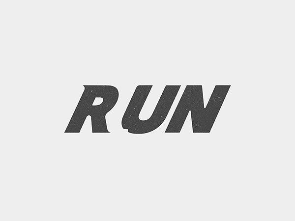 6.運行負空間標志logo設計