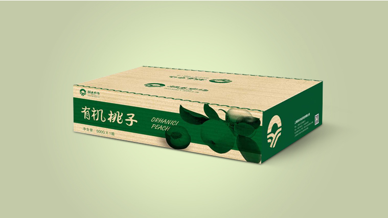 14涌禾農場農產品包裝設計-桃子水果包裝設計-上海品牌全案策劃設計公司