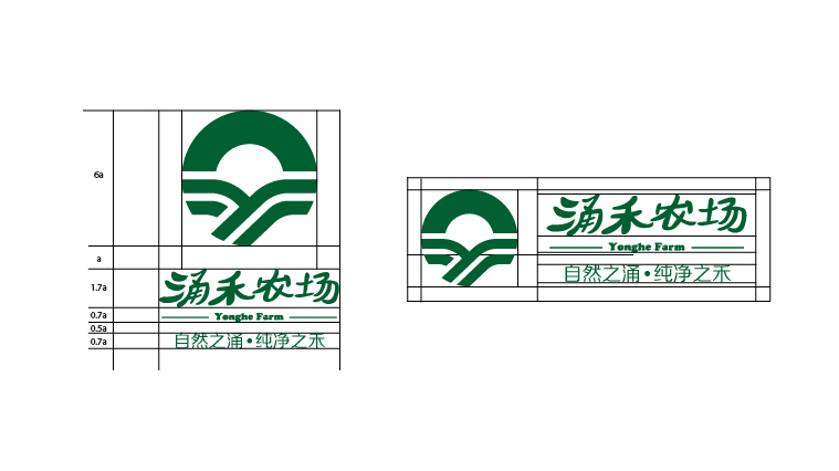 涌禾農(nóng)場(chǎng)農(nóng)業(yè)品牌商標(biāo)LOGO設(shè)計(jì)品牌VI視覺形象設(shè)計(jì)-標(biāo)志坐標(biāo)圖設(shè)計(jì)