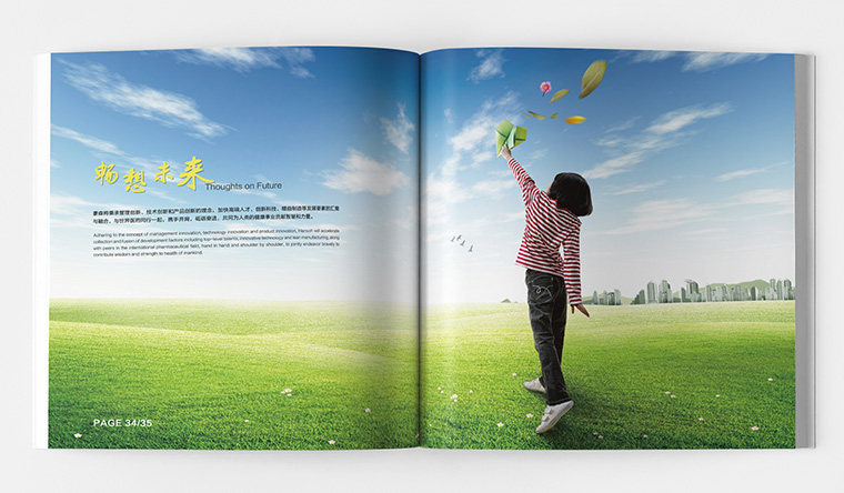 豪森醫(yī)藥20周年慶企業(yè)紀(jì)念宣傳畫(huà)冊(cè)設(shè)計(jì)-上海畫(huà)冊(cè)設(shè)計(jì)公司