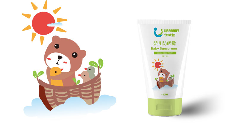 UEABABY優益倍嬰兒護膚品包裝設計-上海嬰童包裝設計公司9