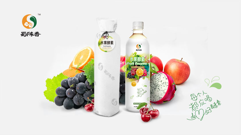 蜀陳香水果酵素保健飲品包裝設計