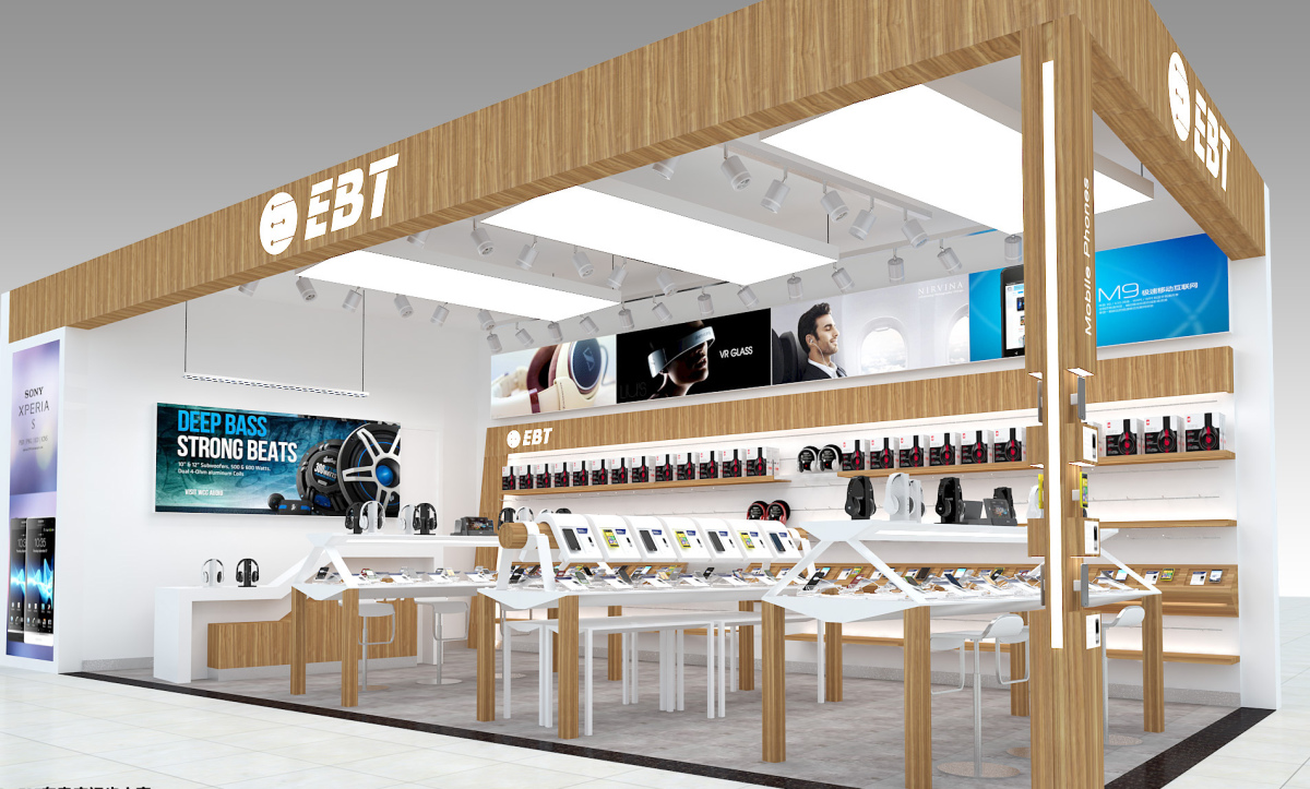 EBT數碼通信手機數碼連鎖專賣店空間設計