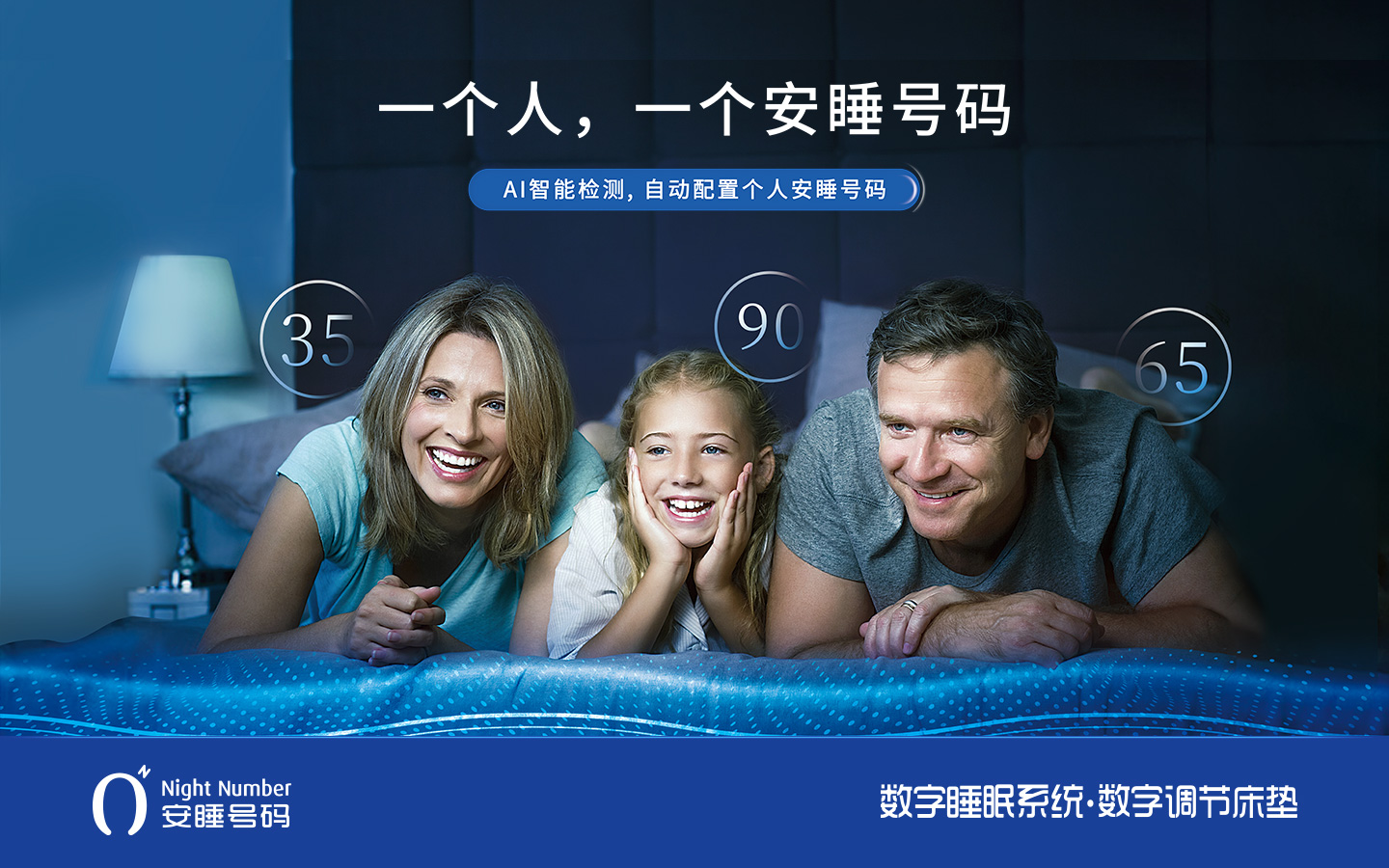 安睡號碼智能數(shù)字調(diào)節(jié)床墊廣告宣傳海報設(shè)計與賣點(diǎn)策劃